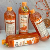 Gel douche exfoliant au collagène et à la rose, nettoyant éclaircissant, gel douche en gros en stock, gel douche à la vitamine E