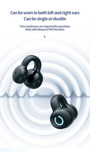 New Tai nghe không dây với độ bền lâu dài không có tiếng ồn tai giảm đúng thể thao trong tai tai nghe - Product Image 4