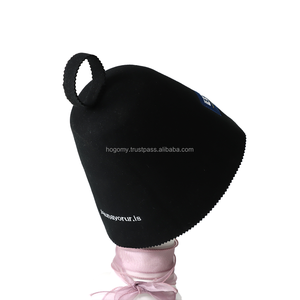 Gorro de Sauna de Fieltro Ecológico de Lana Merino Ulike MW-36, Estilo Vikingo Nórdico, Gorro de Ducha Reutilizable Suave para Adultos, con Logotipo Personalizado - Product Image 3