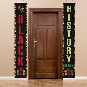 Decoraciones de Juneteenth, Pancartas Colgantes de la <span class=keywords><strong>Historia</strong></span> Negra, Letrero para Porche del Día de la Independencia <span class=keywords><strong>Afroamericana</strong></span>, Personalizable - Product Image 2