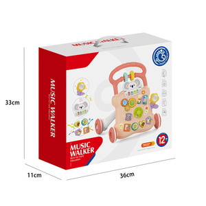 बाओ हान पुश वॉकर बेबी उत्पाद शैक्षिक गतिविधि खिलौने जो बच्चों को 1 में 4 में पहियों और सीट के साथ सीखने - Product Image 6
