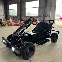 Go-Kart Eléctrico de Alta Velocidad de 65 km/h con Ruedas de Acero de 7 Pulgadas, Marcha Atrás, Go-Kart Eléctrico con Derrape, Viaja por Pendientes Pronunciadas de 45 Grados °
