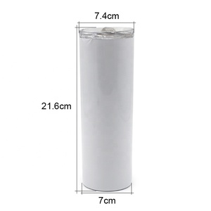 جدار مزدوج قابل لالطباعة بالتسعة 20 أونصة و 30 أونصة كوب مع ماصة - Product Image 1