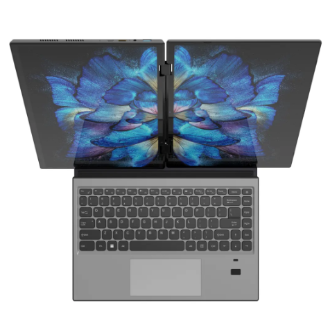 14"+14" Dual Touch Screen Laptop Yoga Pc N95 12th Two Monitor Business Laptops Brand New with Bag Keyboard and Mouse Touch Pen