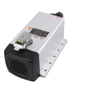 Moteur de broche CNC refroidi par air à bride carrée Changsheng 2.2KW 220V 380V