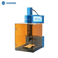 Graveur laser bleu ultra puissant SS-890B 10W, machine laser pliable pour le retrait du verre arrière des iPhone X-17PM, mise au point automatique, purification de la fumée