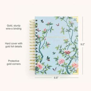 Libreta de Planificación de Presupuesto Semanal y Mensual A5 Personalizada, Impresa a Color, Encuadernada en Espiral, Tapa Dura, Papel Ecológico, Logotipo en Lámina Dorada - Product Image 2