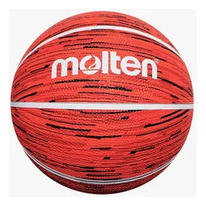 Copertina Logopu personalizzata in pelle Ballpu da basket rosso fusa B7F1600 - Product Image 1