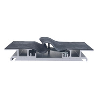 Profil en aluminium de joint de dilatation en métal de glissement d'anti plancher résistant pour la construction