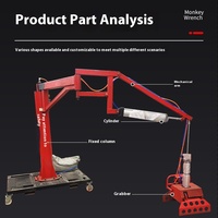 Bras robotique chargement et déchargement ciment engrais alimentation mobile empilage Balance grue pneumatique mécanique transporteur