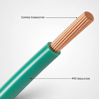 Fil électrique en cuivre BV isolé en PVC pour appareils électroménagers et câblage de bâtiments, pour câblage industriel et de construction