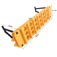 Planche de rebond d'entraînement de football pliable et réglable de haute qualité avec surface en plastique durable pour la pratique