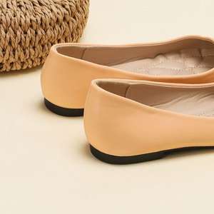 2025 ilkbahar sonbahar yeni stil tek katmanlı kadın kapalı ayak sığ ağız düz tüm maç fransız peri meme günlük iş ayakkabısı - Product Image 4