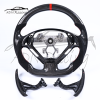 Volant personnalisé en fibre de carbone compatible avec INFINITI G25 G37 G35 EX35 EX37, pièces Q50 Q60 G37, palettes de changement de vitesse en fibre de carbone