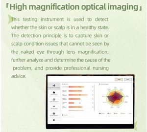 Appareil de diagnostic cutané clinique avec graphiques d'analyse complets et graphiques de réseau - Enregistre l'historique, compare les résultats - Product Image 5
