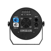 Projecteur de scène LED COB 3x30W rétro avec bandes LED RGB, effet blinder, contrôle DMX512, idéal pour les fêtes et les studios de danse