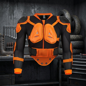 Chaqueta de Motocicleta Certificada CE, Blindada, 100% Poliéster, Transpirable, Resistente al Viento, Estilo Moto, para Adultos, Equipo de Carreras de Alta Gama - Product Image 3