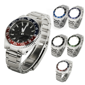 Para Casi Mod Kit Correa de caja de acero inoxidable completo sin tornillo Banda de <span class=keywords><strong>metal</strong></span> plateado para <span class=keywords><strong>Casio</strong></span> <span class=keywords><strong>GA</strong></span>-<span class=keywords><strong>2100</strong></span> con figura - Product Image 4