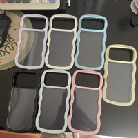 Coque de téléphone portable ondulée transparente antichoc double structure en TPU pour iPhone 17 17Air 17pro max 17 Pro