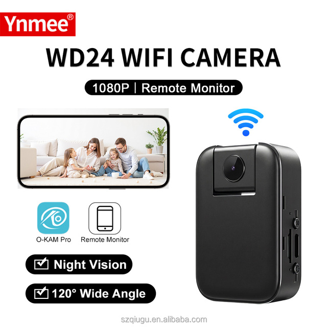 2MP WiFi Camera WD24 Mini Camera 1080P Wireless Motion Alarm Video Recorder Camcorders Security WIFI Low Power Mini WiFi Camera