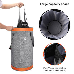 Durable Collège de Blanchisserie de Voyage Épaule Sac À Dos Pliable Vêtements Sac Grand Panier À Linge vêtements de <span class=keywords><strong>Basket</strong></span> panier - Product Image 4