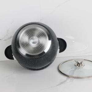 Couscoussier marocain en aluminium antiadhésif avec cuiseur vapeur - Product Image 5