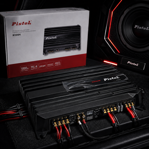 Amplificateur de voiture 4 canaux PISTOL N1004 1000W Classe AB 70W x 4 RMS 4 Ohms, <span class=keywords><strong>SNR</strong></span> élevé, pleine gamme, pontable, ampli audio <span class=keywords><strong>auto</strong></span> - Product Image 5