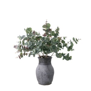 Rama de Eucalipto Artificial Estilo INS para Decoración de Bodas, Planta Verde de Jardín Cielo Estrellado, Rama Individual de 8 Cabezas - Product Image 5