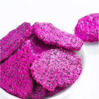 Nieuw product: Gedroogde drakenfruitblokjes, natuurlijke rode pitaya, zonder toevoegingen, voor ontbijtgranen en yoghurt