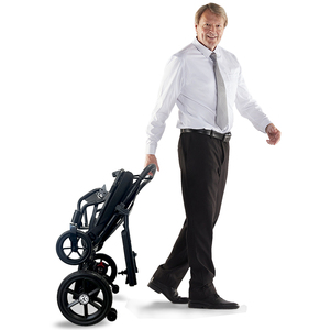 รถเข็นไฟฟ้าพับได้ KSM-605Pro น้ำหนักเบา ผลิตจากอลูมิเนียมอัลลอย พร้อมระบบควบคุมอัจฉริยะ ระบบเบรกแม่เหล็กไฟฟ้า 24V 6Ah - Product Image 3