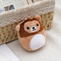 En gros Nouveaux Porte-clés et Pendentifs de Sac à Dos en Peluche Animaux Mignons de Dessin Animé, Petits Animaux Exquis, Cadeau de Fête pour Enfants