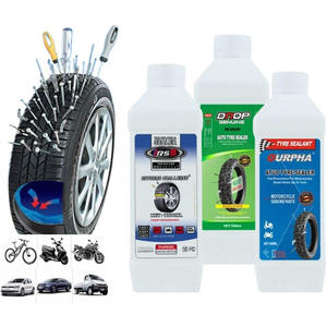 工厂来样定做1000毫升汽车护理摩托车自行车汽车轮胎修理穿刺液轮胎密封胶 - Product Image 1