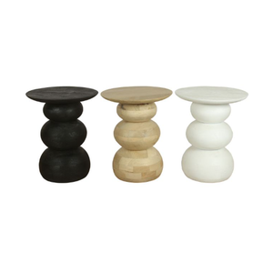 โต๊ะไม้มะม่วงแข็งหรูหราด้านข้างเฟอร์นิเจอร์ห้องนั่งเล่นสำเร็จรูปธรรมชาติเน้นเสียงที่สมบูรณ์แบบสำหรับตกแต่งห้องนอนบ้าน - Product Image 5