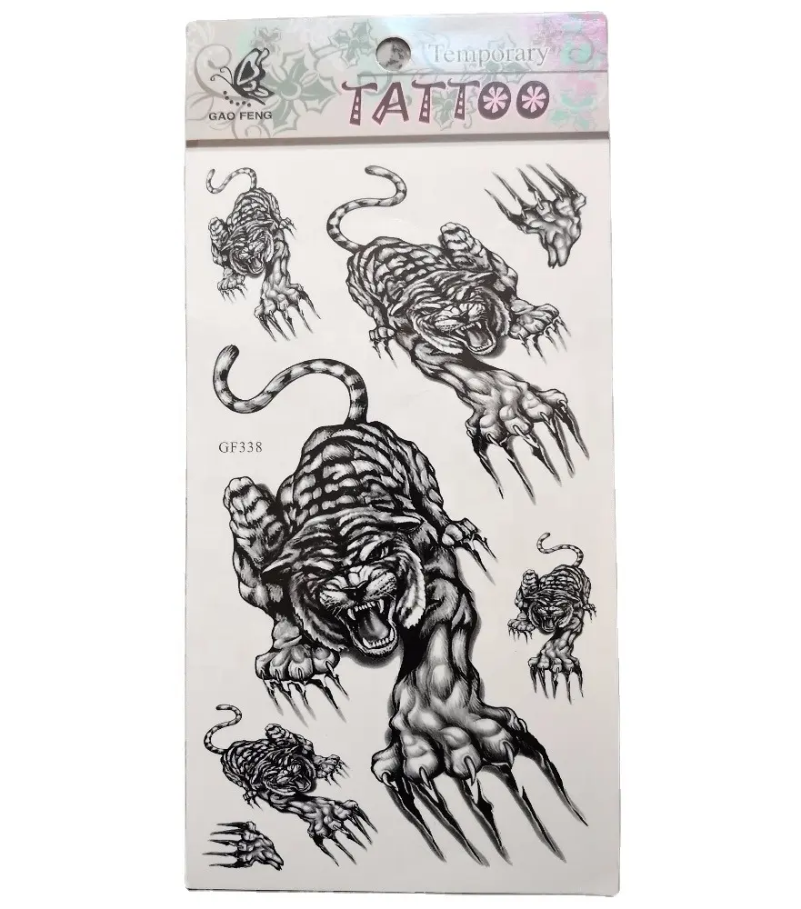 2022 una grande varietà di modelli di alta qualità black tiger tattoo dragon and tiger tattoo picture