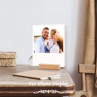 Support d'affichage Tailai pour café, porte-cartes de table en bois de hêtre, supports de numéros de table, porte-cartes de nom pour mariage et nom de table