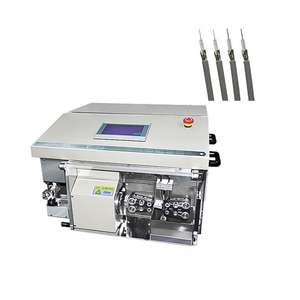 La máquina Pelacables coaxial completamente automática corta perfectamente la capa de malla trenzada sin daños - Product Image 1