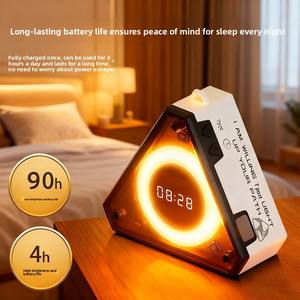 Veilleuse 3D pour enfants - Lampe de table intelligente à intensité variable avec type-C et blanc chaud, commande tactile pour lampe de lecture de chambre à coucher - Product Image 6