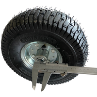 Vente en gros de haute qualité 10x3.00-4 pneus anti-crevaison 3.50-4 jante en plastique métallique sans plat roues gonflables pneumatiques de 10 pouces
