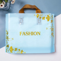 Sacs en plastique PE découpés avec poignée, personnalisés avec logo imprimé, en LDPE/HDPE, 45*35cm, 40*30cm, pour vêtements, sous-vêtements et sacs de courses