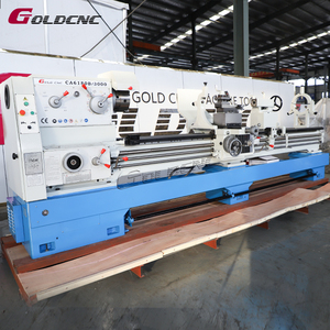 GOLDCNC CA6180 manuel evrensel torna makinesi yüksek sertlik yatay Metal torna için mil ve disk dönüm - Product Image 5
