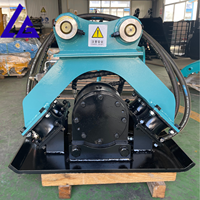 Compacteur à plaques hydraulique pour la compactation des pentes et des talus avec acier résistant à l'usure, idéal pour les fondations, compatible avec SK70 SK100