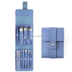 Professionnel manucure pédicure de divers outils de beauté des ongles et Kit d'ongles 12 en 1 manucure Set-bleu - Product Image 3