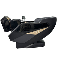 Fauteuil de massage électrique de luxe OEM ODM 3D à gravité zéro, pliable, en ABS et cuir PU, haute qualité, chauffage corporel complet 4D intelligent
