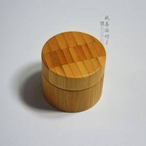 Yuzhu Bamboo Cosmetic Jar With Glass Insert 50Ml Gift Packaging For Essential Oil And Lipstick Storage - Product Image 5