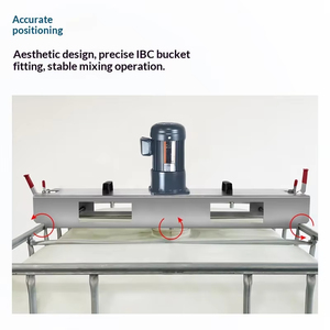 Mezclador IBC de 0.75kw y 200 RPM, Mezclador Eléctrico Industrial para Líquidos, Agitador Dosificador Químico para Tanques de 1000L - Product Image 4
