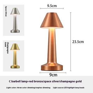 Bar bảng đèn cảm ứng cảm biến LED Dimmable Battery Powered tối giản <span class=keywords><strong>Dome</strong></span> ánh sáng ban đêm cho nhà hàng cà phê phòng ngủ trang trí nội thất - Product Image 4