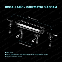 Barre lumineuse LED ambrée de 15 pouces pour Jeep Wrangler JL Gladiator, pare-chocs, barre de protection, tout-terrain, 4x4, camionnette, voiture