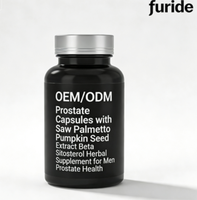 Capsules de prostate OEM/ODM avec Saw Palmetto extrait de graines de citrouille bêta sitostérol supplément à base de plantes pour la santé de la prostate des hommes