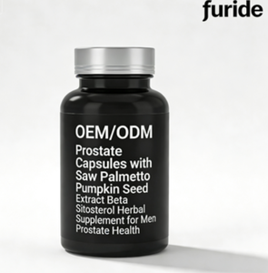 OEM/ODM Cápsulas de próstata con Saw Palmetto Extracto de semilla de calabaza Beta Sitosterol Suplemento de hierbas para la salud de la próstata de los hombres - Product Image 3