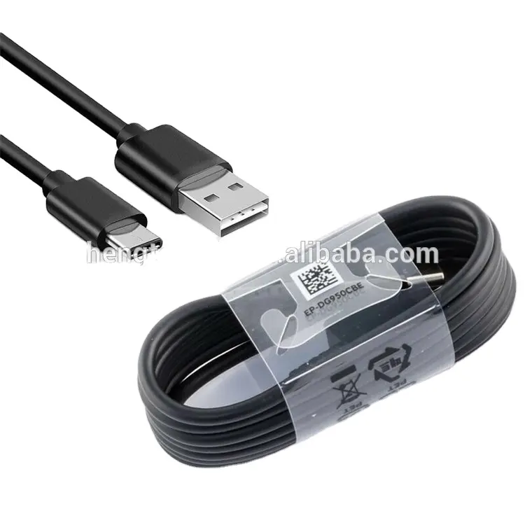 Kabel Pengisi Daya Cepat OEM, Kawat Pengisi Daya USB C Ke USB A 1.2M, Kabel Sinkronisasi Data untuk Samsung S10 S9 Redmi Note 8 Pro